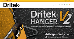 Desktop Screenshot of dritekproducts.com