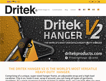 Tablet Screenshot of dritekproducts.com